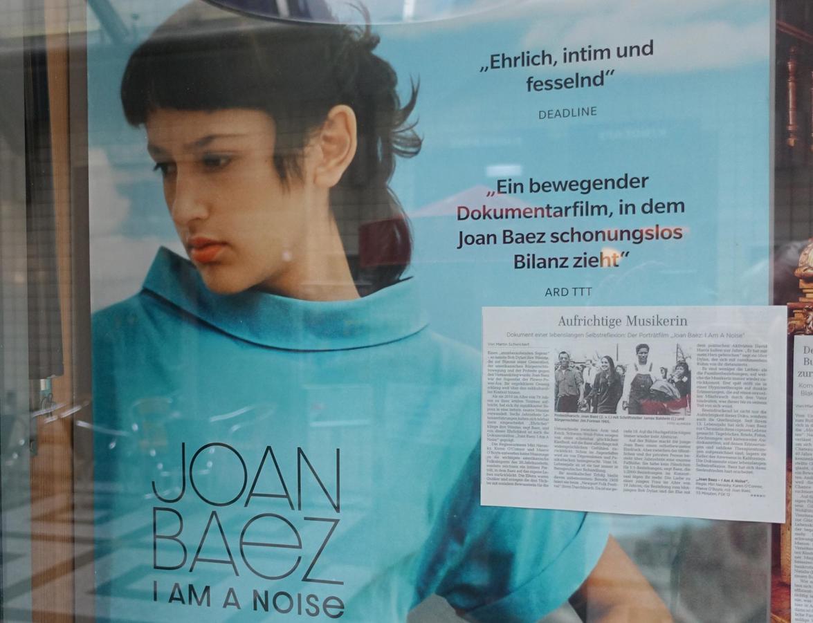 Filmplakat "Joan Baez - I Am a Noise"